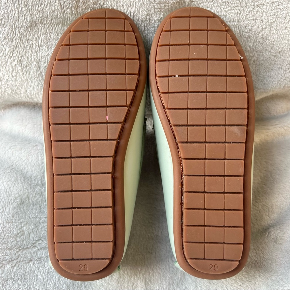 Perroquet Kids Mint Green Loafers - Picture 10 of 14